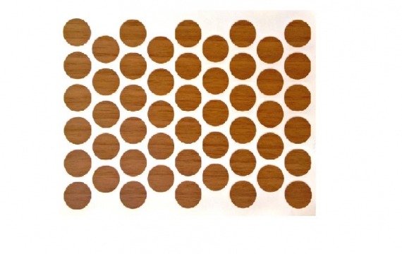 Заглушка конфірматна самоклеюча 2111 (горіх) 36243