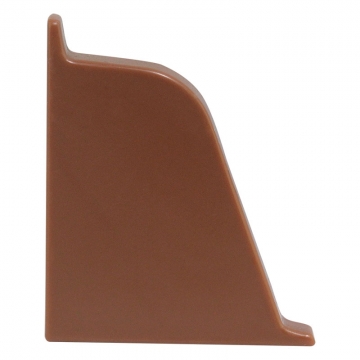 Заглушка для плінтуса пристінного (вільха, вишня 360) ліва 34710