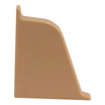 Заглушка для плінтуса пристінного (бук темний 340) ліва 64682