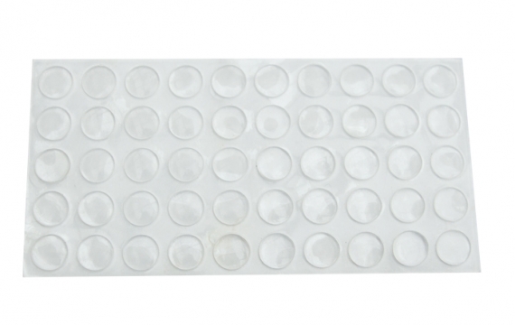 Амортизатор силіконовий самоклеючий d=7 мм 100 шт. 71462