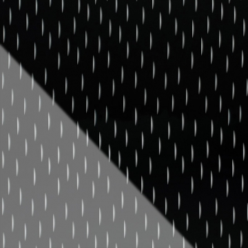 Панель МДФ (півмісяць чорний глянець 669) 2800*1220*18 мм 75843