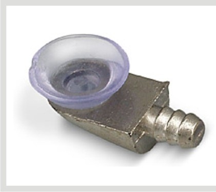 Полкотримач металевий з присоскою