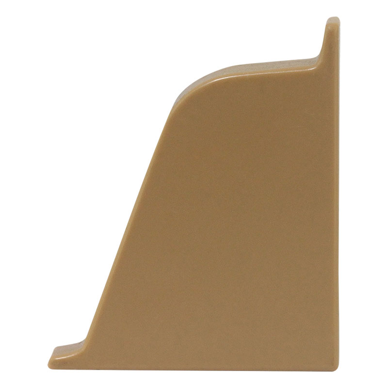 Заглушка для плінтуса пристінного (бук темний 340) права