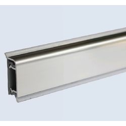 Плінтус пристінний алюмінієвий високий міні (1207.00.400.2100) 4 м (Абріс)